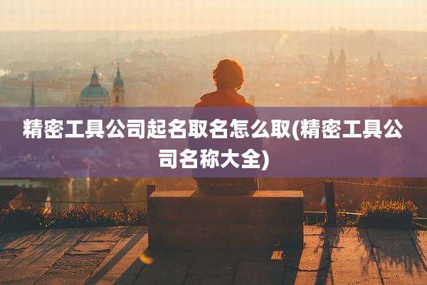 精密工具公司起名取名怎么取(精密工具公司名称大全)