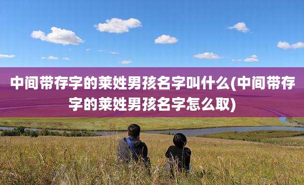 中间带存字的莱姓男孩名字叫什么(中间带存字的莱姓男孩名字怎么取)