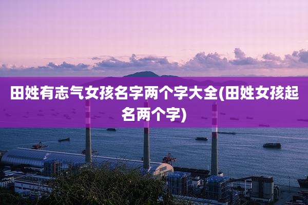 田姓有志气女孩名字两个字大全(田姓女孩起名两个字)