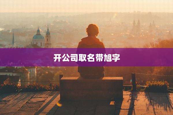 开公司取名带旭字