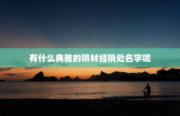 有什么典雅的钢材经销处名字呢