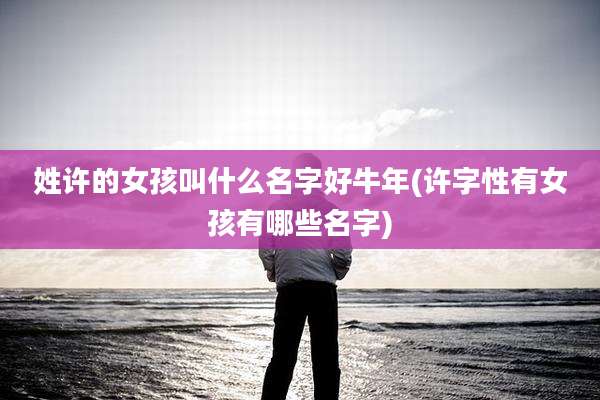 姓许的女孩叫什么名字好牛年(许字性有女孩有哪些名字)