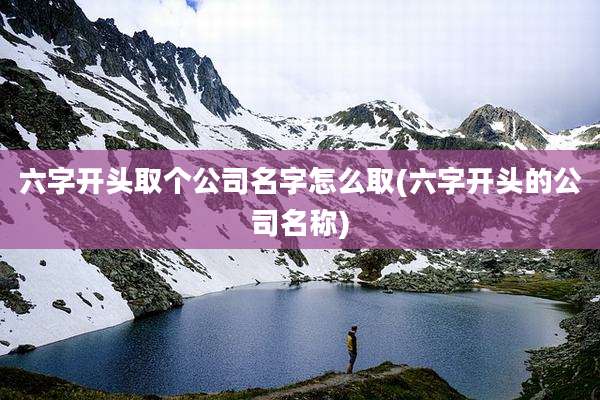 六字开头取个公司名字怎么取(六字开头的公司名称)