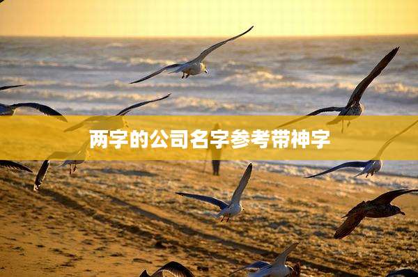 两字的公司名字参考带神字