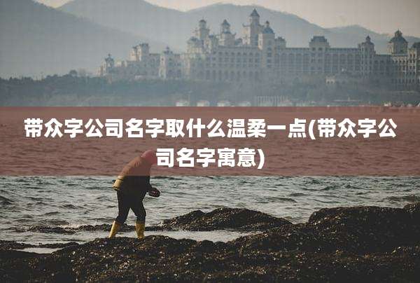 带众字公司名字取什么温柔一点(带众字公司名字寓意)