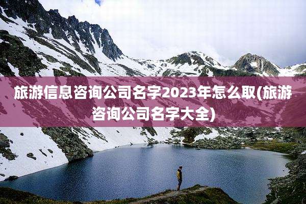 旅游信息咨询公司名字2023年怎么取(旅游咨询公司名字大全)