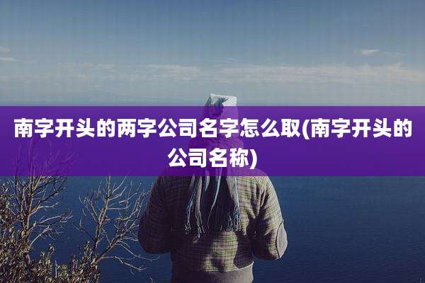 南字开头的两字公司名字怎么取(南字开头的公司名称)