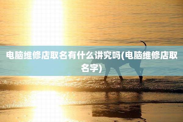 电脑维修店取名有什么讲究吗(电脑维修店取名字)