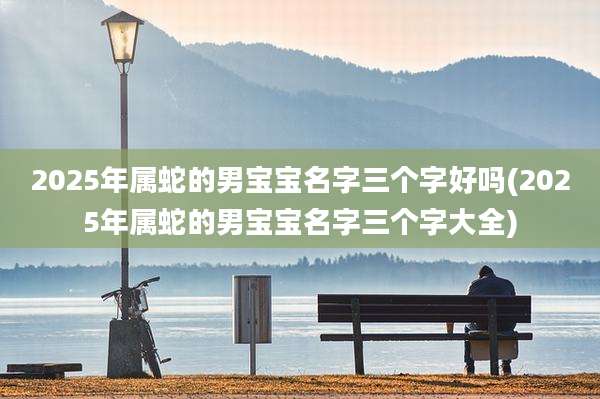 2025年属蛇的男宝宝名字三个字好吗(2025年属蛇的男宝宝名字三个字大全)