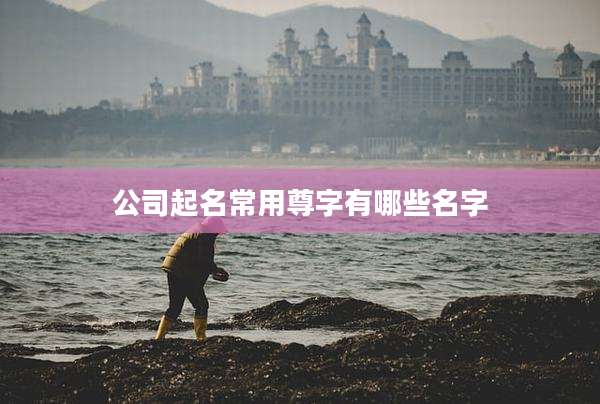 公司起名常用尊字有哪些名字