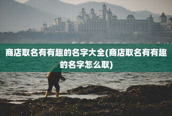 商店取名有有趣的名字大全(商店取名有有趣的名字怎么取)