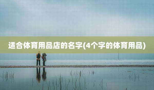适合体育用品店的名字(4个字的体育用品)