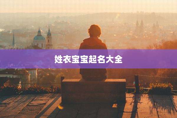 姓衣宝宝起名大全