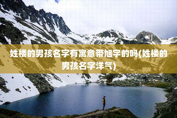 姓楼的男孩名字有寓意带旭字的吗(姓楼的男孩名字洋气)