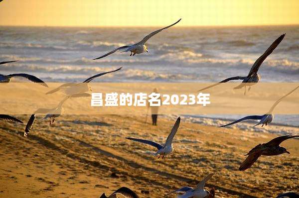 昌盛的店名2023年