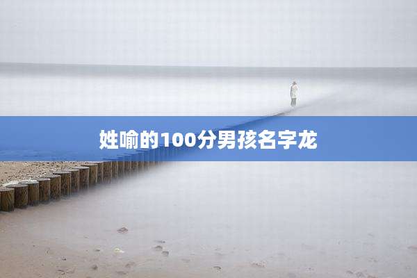 姓喻的100分男孩名字龙