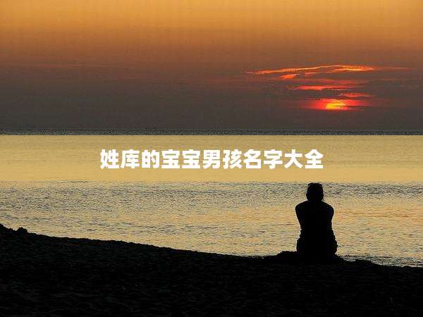 姓库的宝宝男孩名字大全