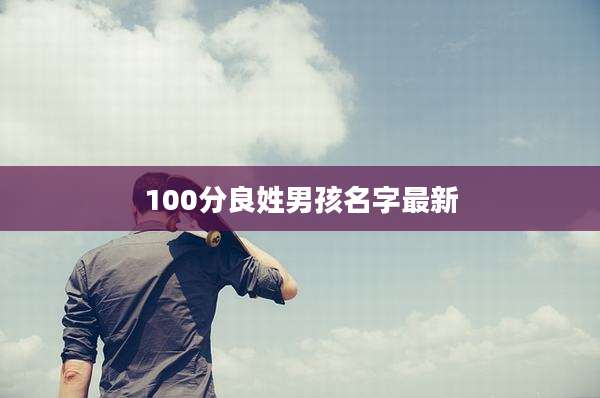 100分良姓男孩名字最新