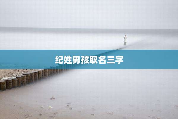 纪姓男孩取名三字