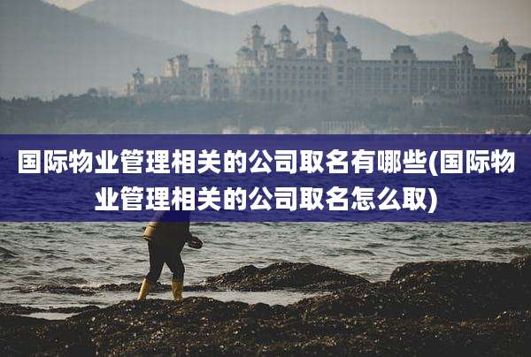 国际物业管理相关的公司取名有哪些(国际物业管理相关的公司取名怎么取)