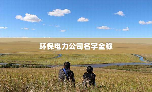 环保电力公司名字全称