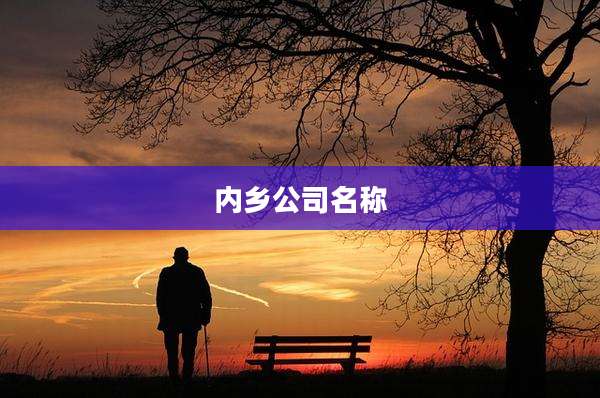 内乡公司名称