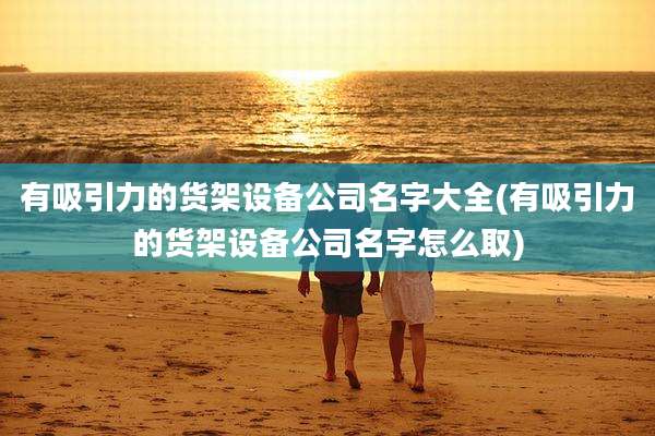 有吸引力的货架设备公司名字大全(有吸引力的货架设备公司名字怎么取)