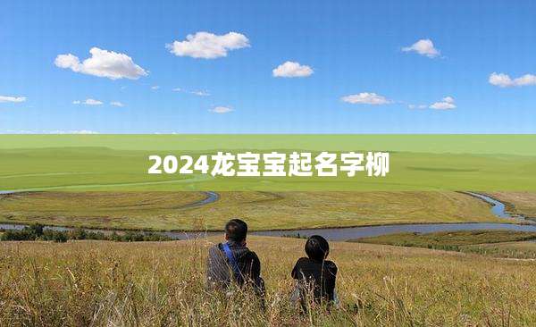 2024龙宝宝起名字柳