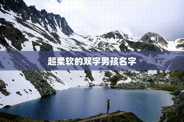 超柔软的双字男孩名字