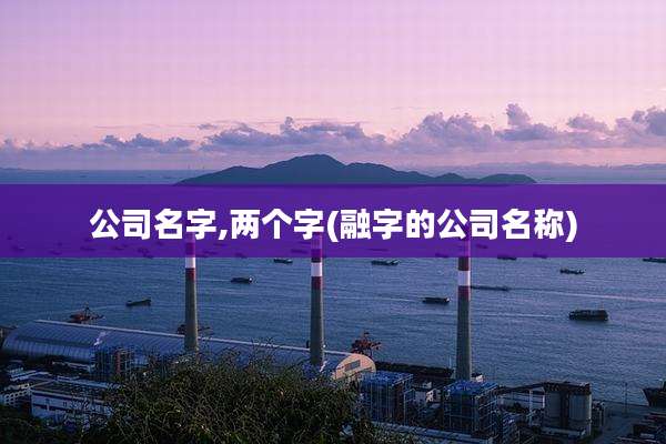 公司名字,两个字(融字的公司名称)
