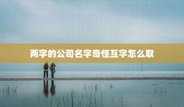 两字的公司名字奇怪互字怎么取
