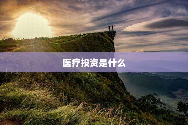 医疗投资是什么