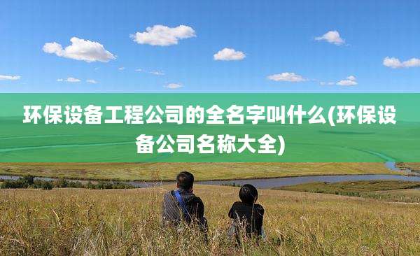 环保设备工程公司的全名字叫什么(环保设备公司名称大全)