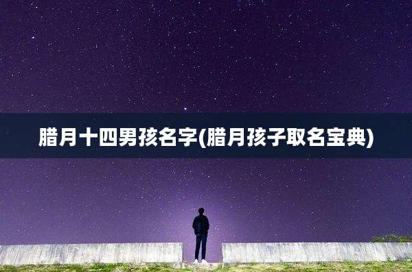 腊月十四男孩名字(腊月孩子取名宝典)