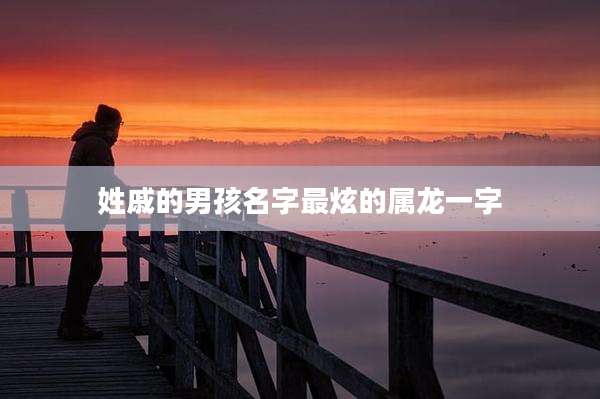 姓戚的男孩名字最炫的属龙一字