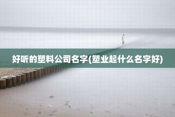 好听的塑料公司名字(塑业起什么名字好)