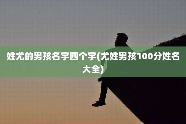 姓尤的男孩名字四个字(尤姓男孩100分姓名大全)