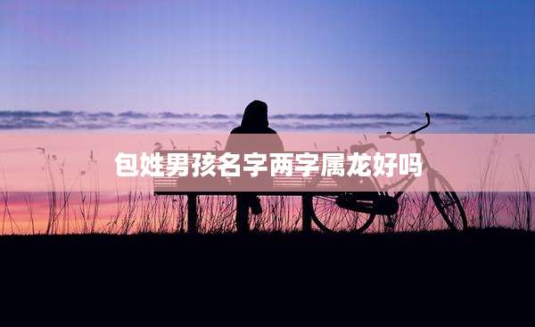 包姓男孩名字两字属龙好吗