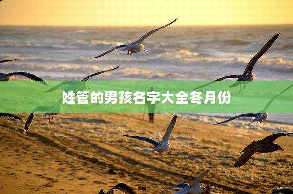 姓管的男孩名字大全冬月份