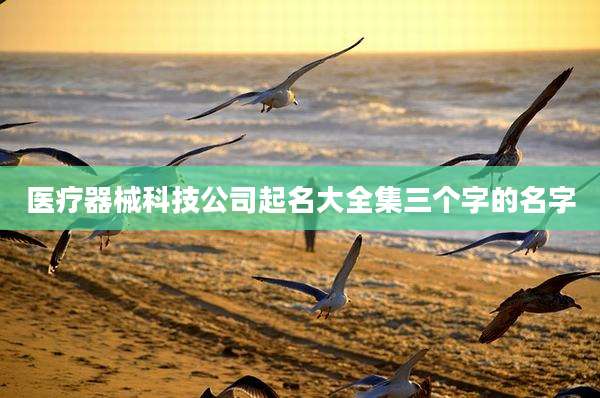 医疗器械科技公司起名大全集三个字的名字