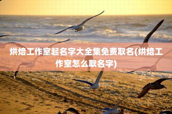 烘焙工作室起名字大全集免费取名(烘焙工作室怎么取名字)