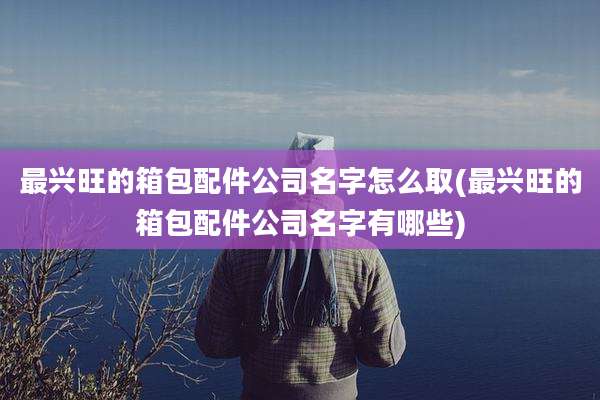 最兴旺的箱包配件公司名字怎么取(最兴旺的箱包配件公司名字有哪些)