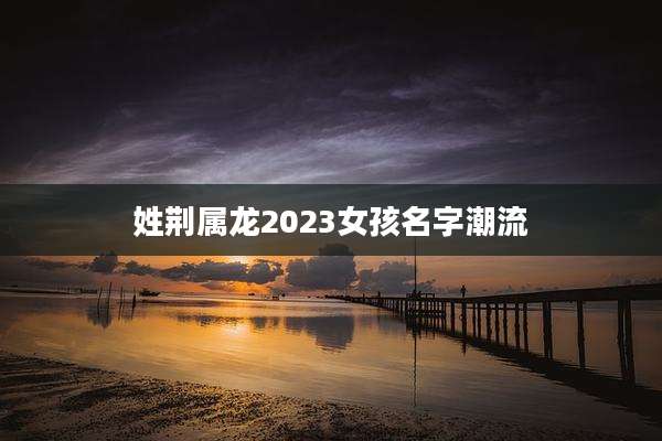 姓荆属龙2023女孩名字潮流