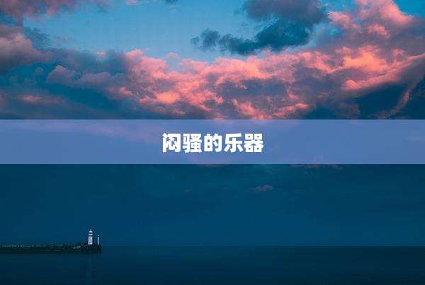 闷骚的乐器