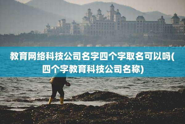 教育网络科技公司名字四个字取名可以吗(四个字教育科技公司名称)