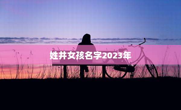 姓井女孩名字2023年