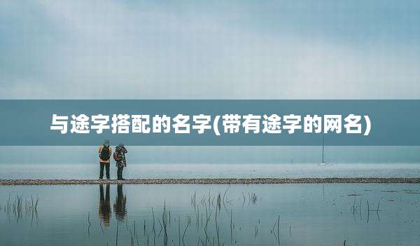 与途字搭配的名字(带有途字的网名)