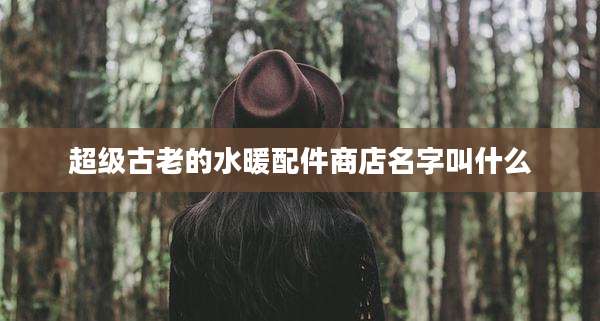超级古老的水暖配件商店名字叫什么