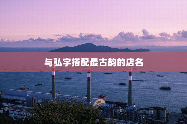 与弘字搭配最古韵的店名