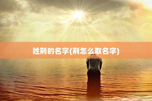 姓荆的名字(荆怎么取名字)